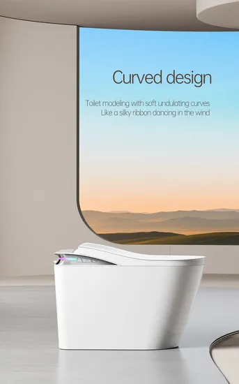 Floor Standing Ceramic Automatic Inductive Smart Toilet